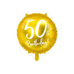 Picture of GOLD FOIL BALLOON 50TH BIRTHDAY 18 INCH